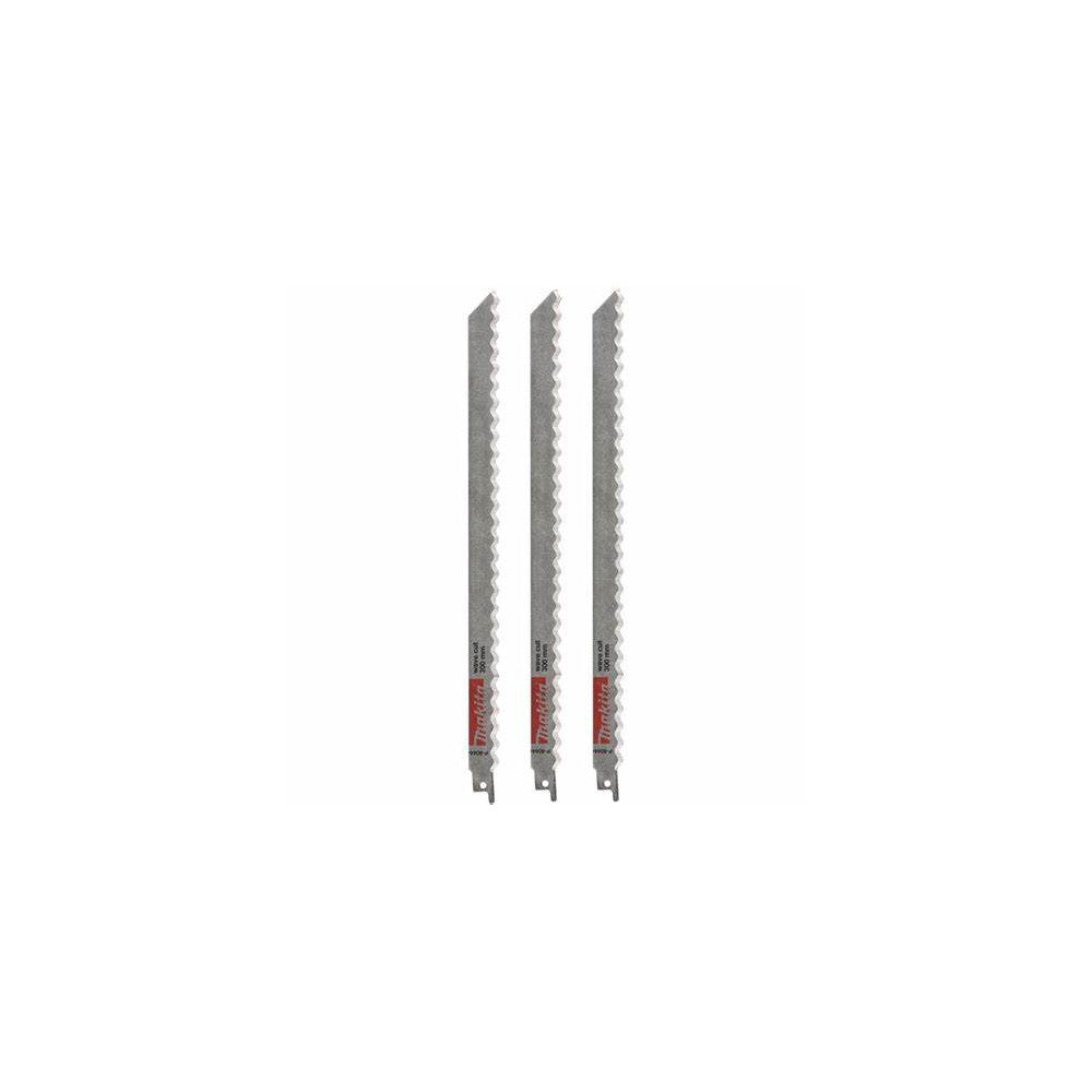 3 Pack Reciprocating Blade 300mm Double Wave Knife