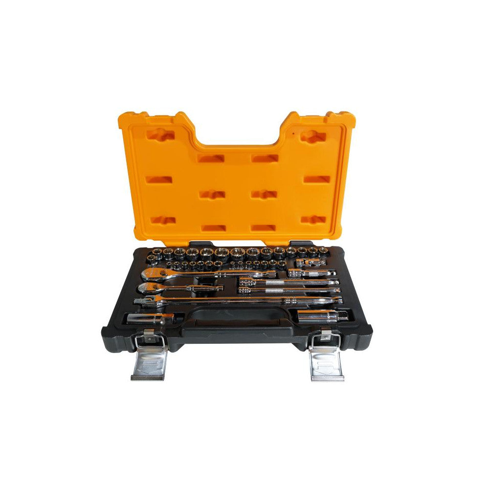 GearWrench 38 Piece 1/4 & 3/8 Inch Metric And SAE Socket Set - 83067N