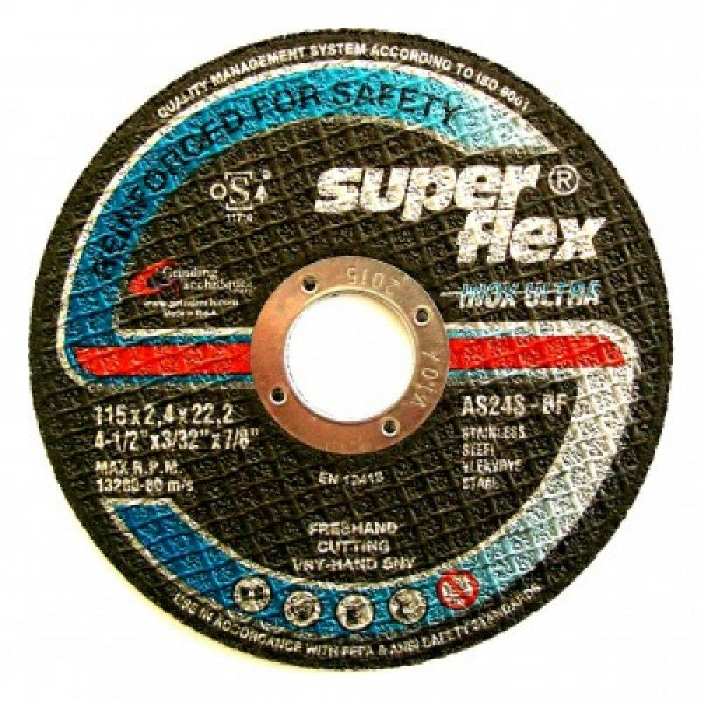 25 Pack Metal Cutting Disc 115mm x 2.4mm x 22mm