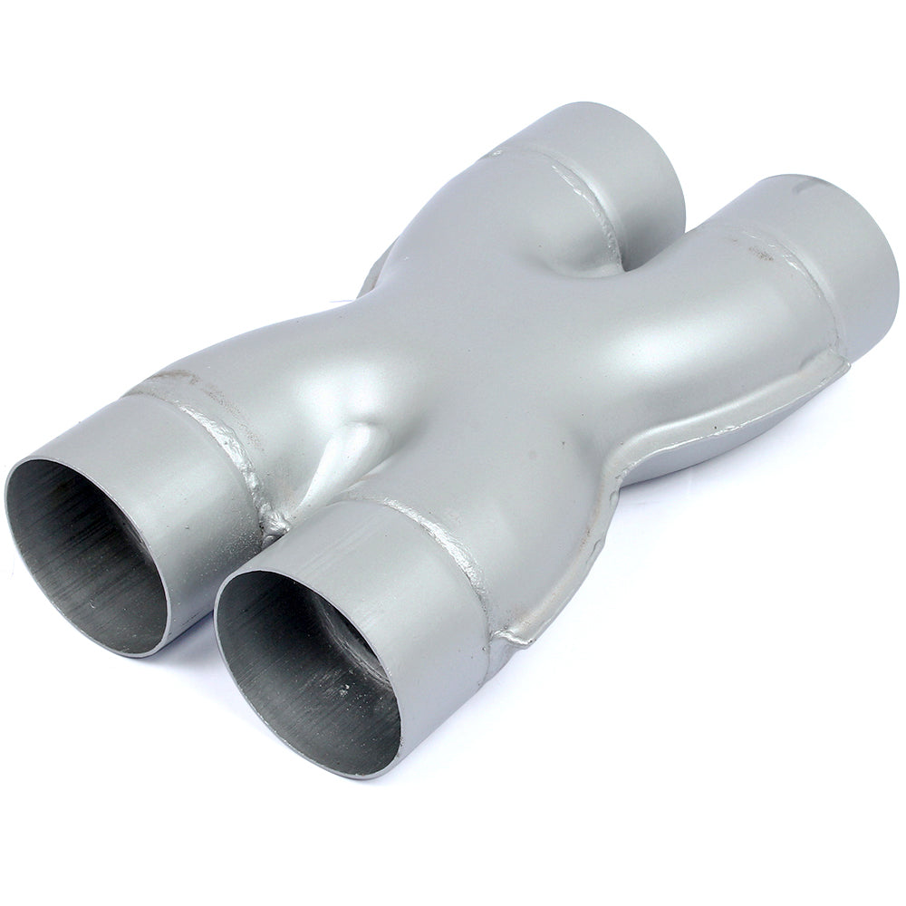 Exhaust x Cross Pipe 3.0" In/out Mild Steel (X-Pipe)