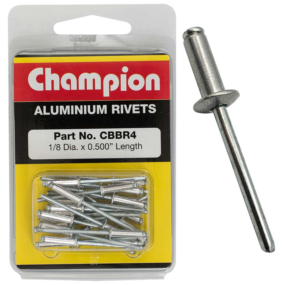 Champion 1/8in x 0.500 Rivet 25 Pack