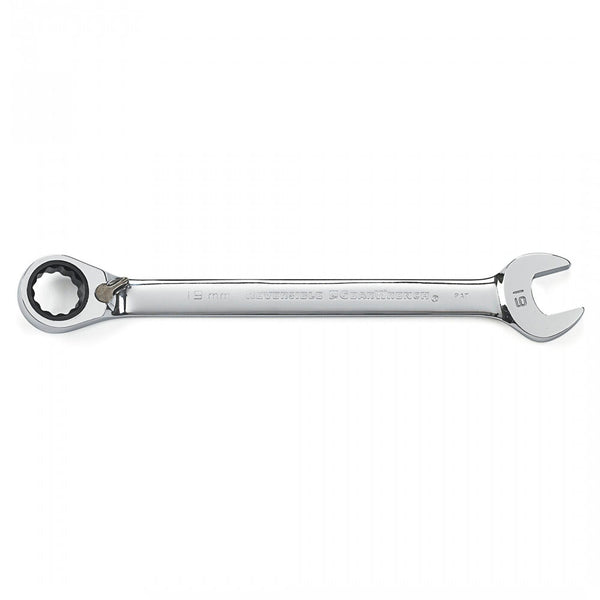 GearWrench Wrench Combination Ratcheting Reversible MET 19mm