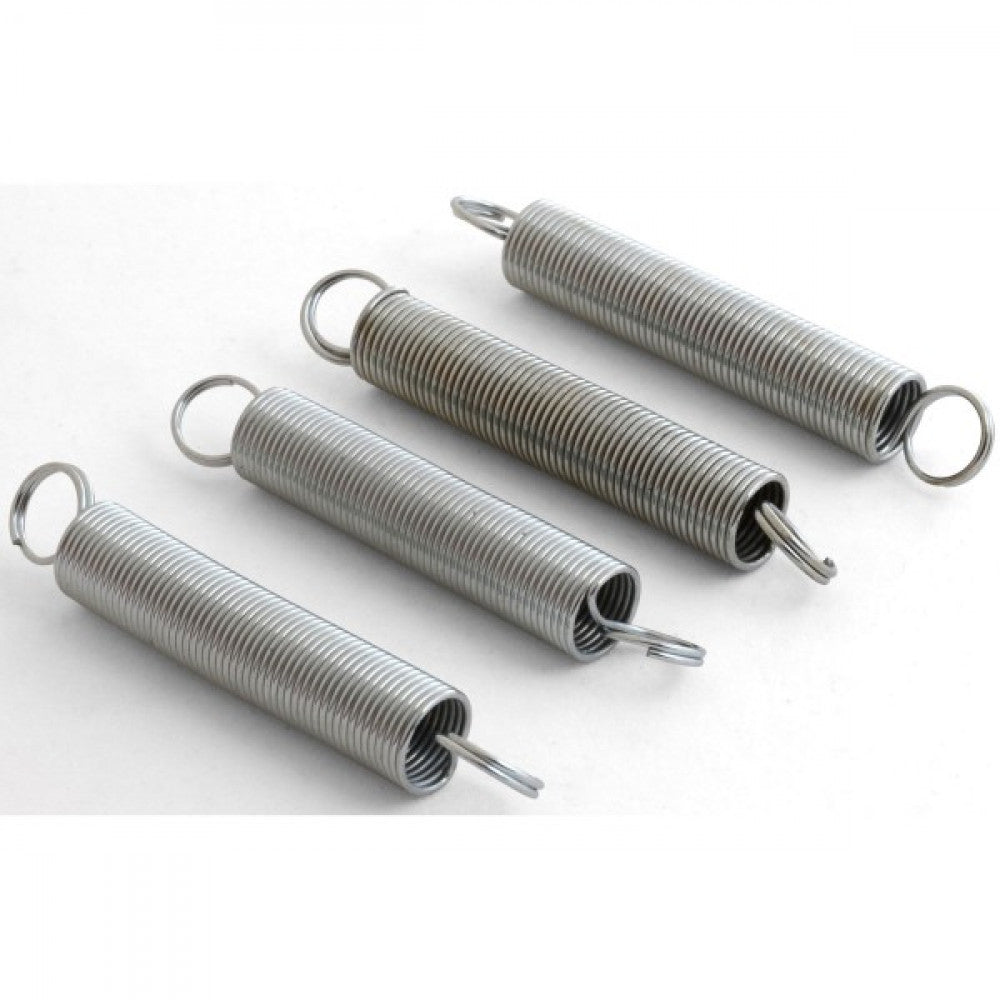 TSP CHROME STEEL THROTTLE RETURN SPRING & BRACKET KIT FOR HOLLEY CARBURETORS