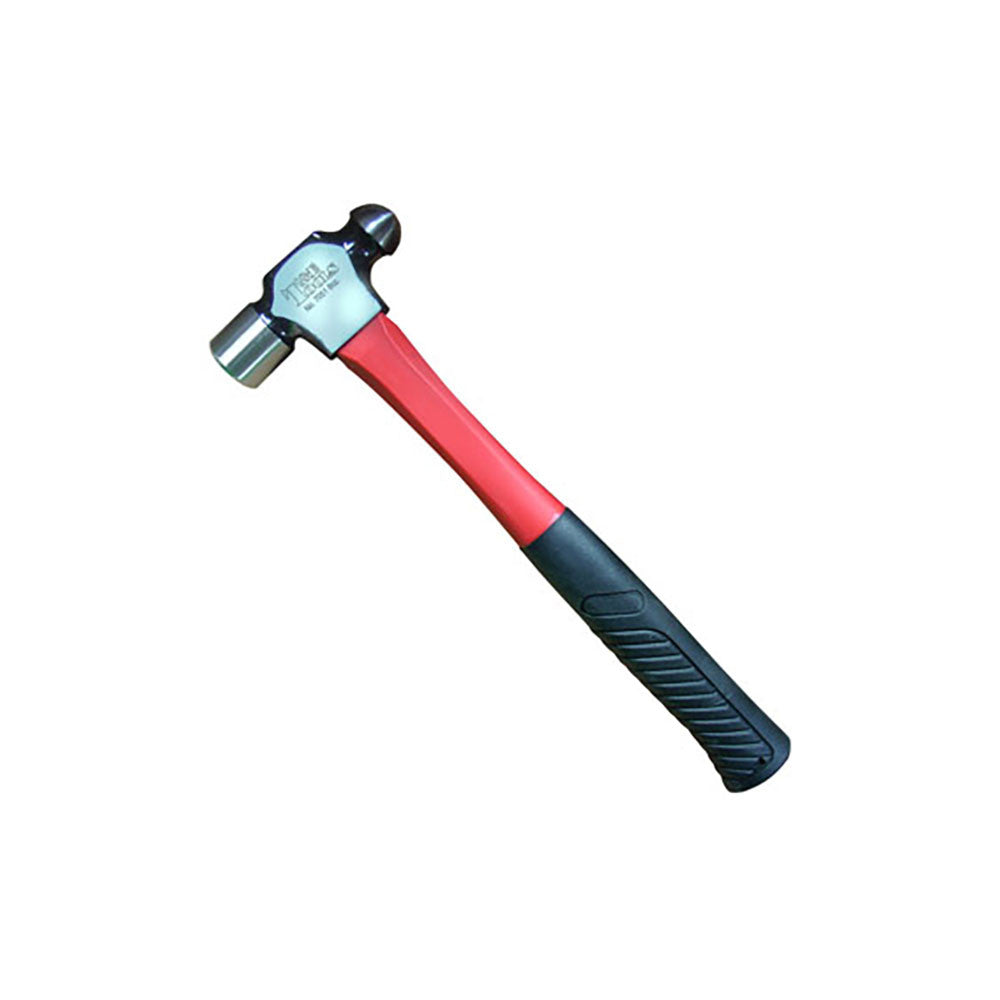 T&E Tools 8Oz Ball Pein Hammer With Fibreglass Handle