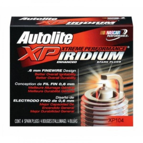Autolite Iridium Fine Wire Spark Plugs 4 Pack