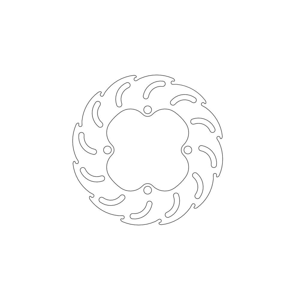 Brake Disc Moto Master Flame Front Or Rear Kawasaki Kx65 00-21 Suzuki Rm65 03-07