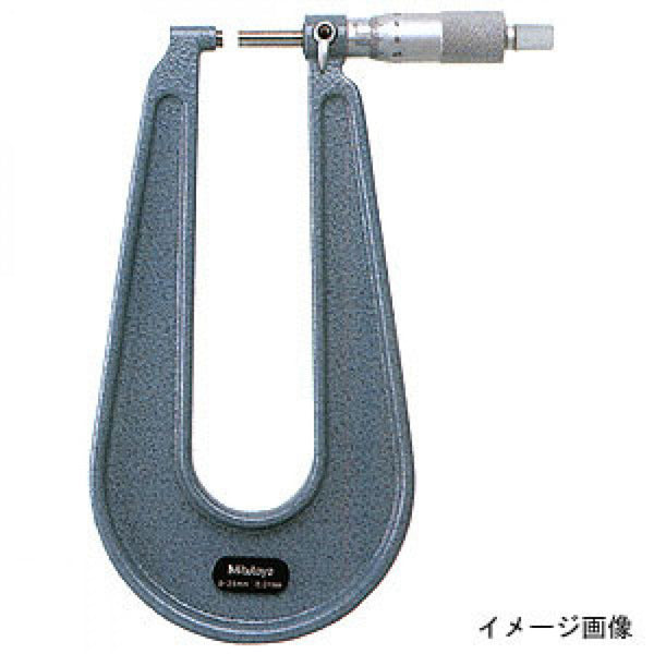 Mitutoyo Outside Micrometer 0-25mm x 0.01mm x 150mm Throat Depth