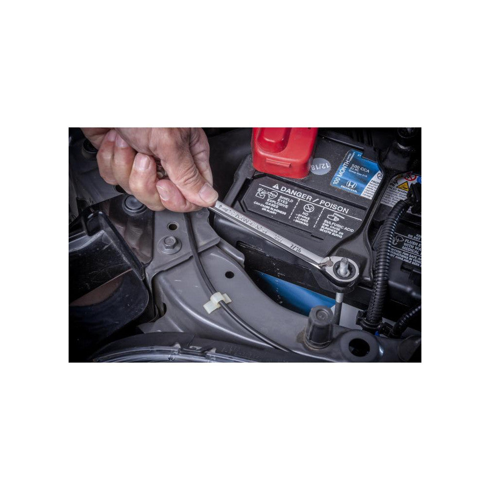 GEARWRENCH 10PC 90-Tooth 12 Point SAE Reversible Ratcheting Wrench Set