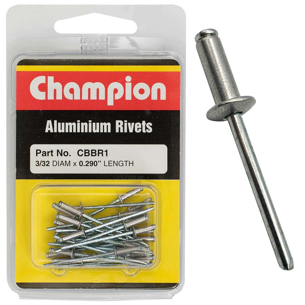 Champion 3/32in x 0.290 Rivet 25 Pack