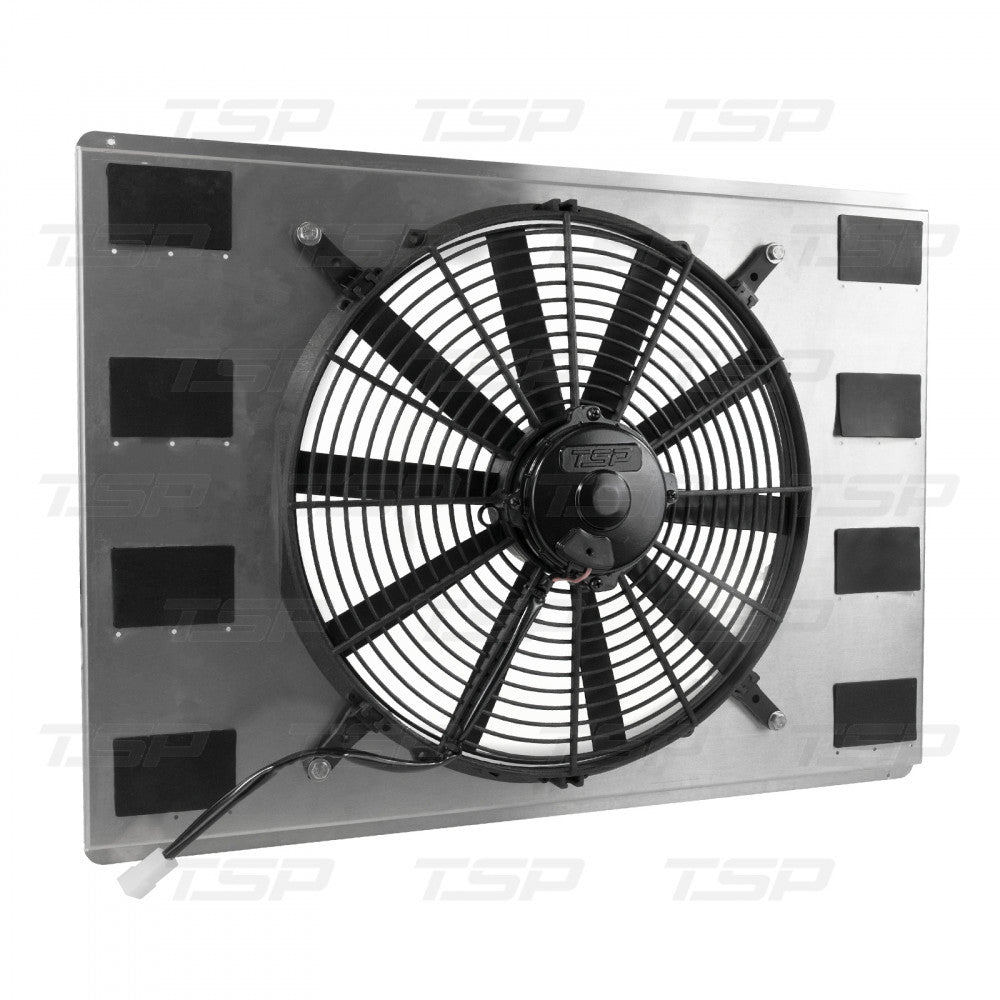 TSP Universal Single Fan 23 3/4" Fan Shroud Kit #8512
