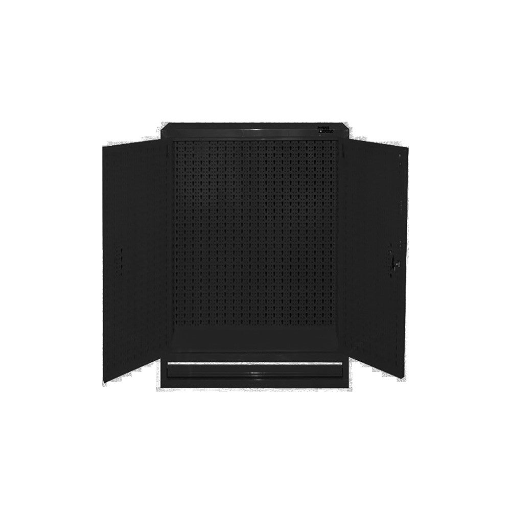 T&E Wall Cabinet, With Ball Bearing Drawers, 32" Black