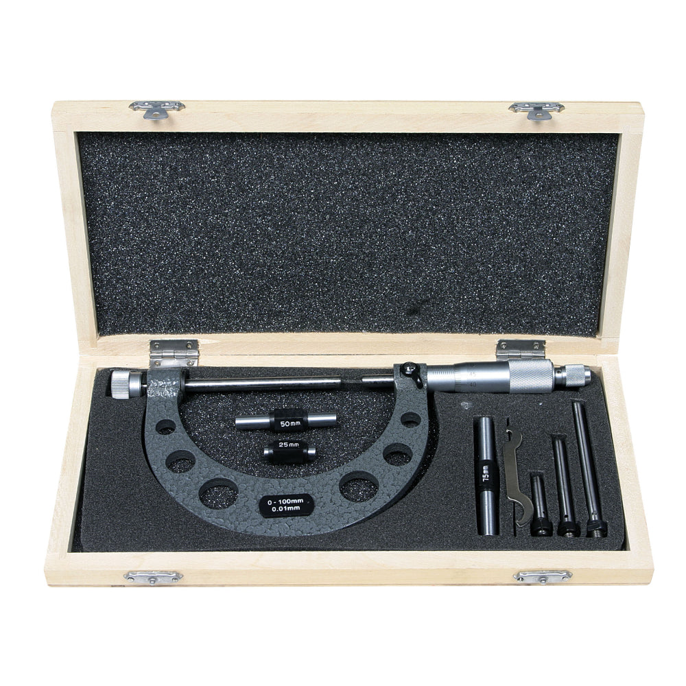 Micrometer Metric 0-100mm Set