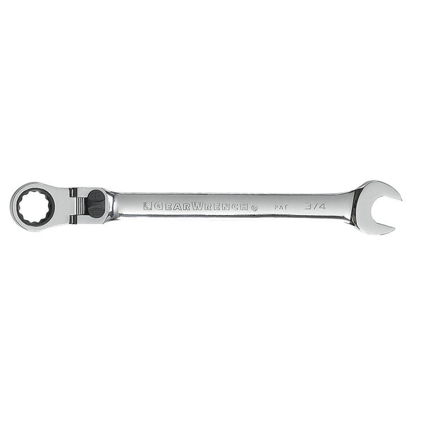 GearWrench Wrench Combination Ratcheting Flex SAE 3/4"