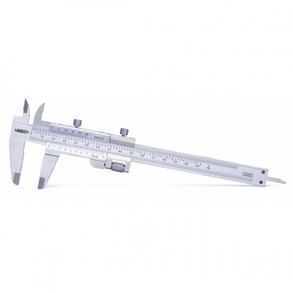 Vernier Caliper 0-180mm/7" x 0.02mm/0.001" Fine Adjustment Insize 1233-180