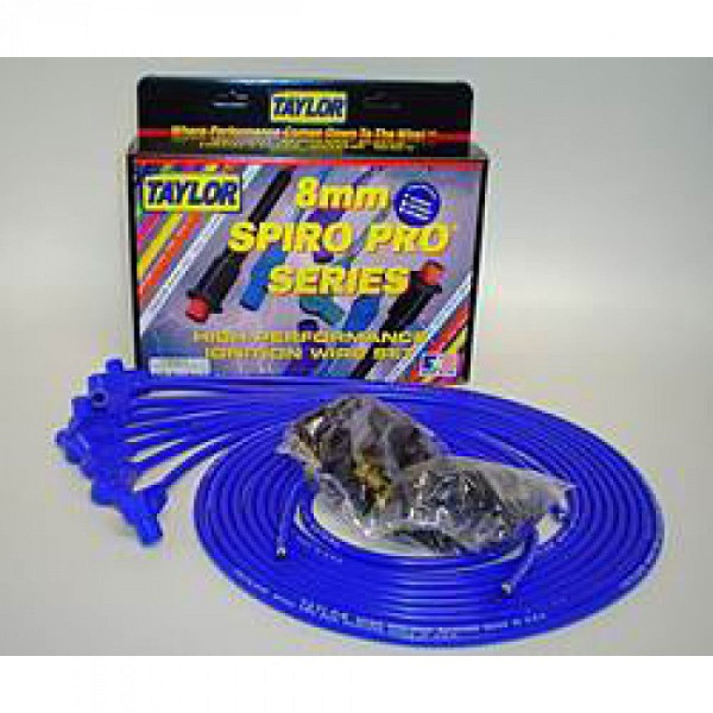 Taylor HT Ignition Leads 8mm BLUE 90D #73651