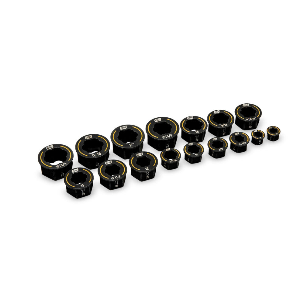 GEARWRENCH 16Pc Bolt Biter™ SAE/Metric Wrench Insert Set