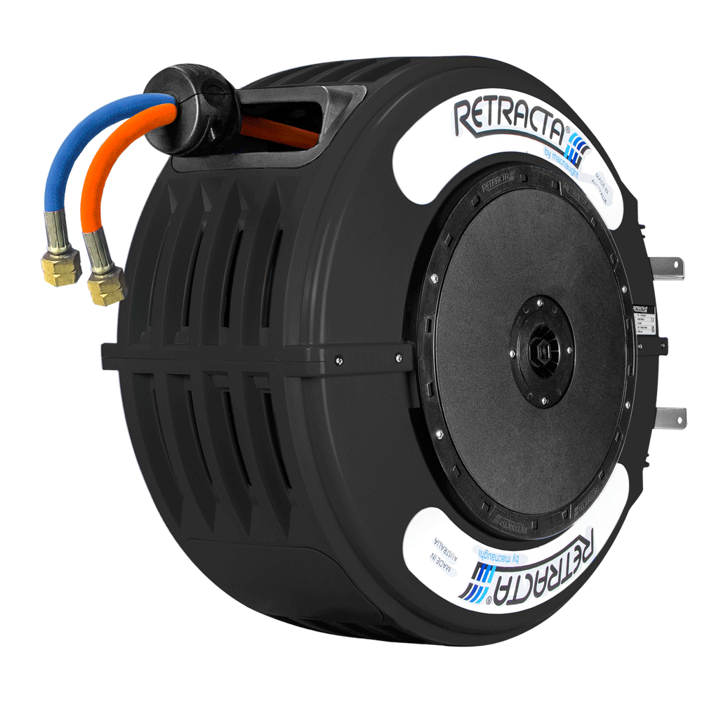 Retracta Reel R3 15M x 1/4" Oxy/LPG Racr Black Case