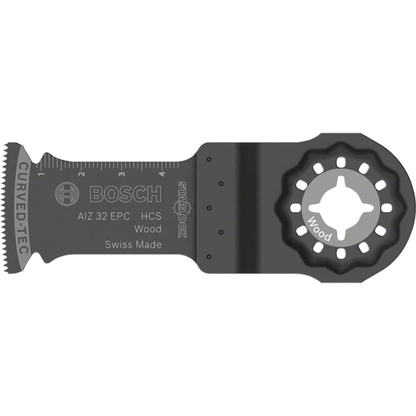 Bosch Multi Tool Plunge Cutting Blade, Hardwood, Curved-Tec32 x 50 mm