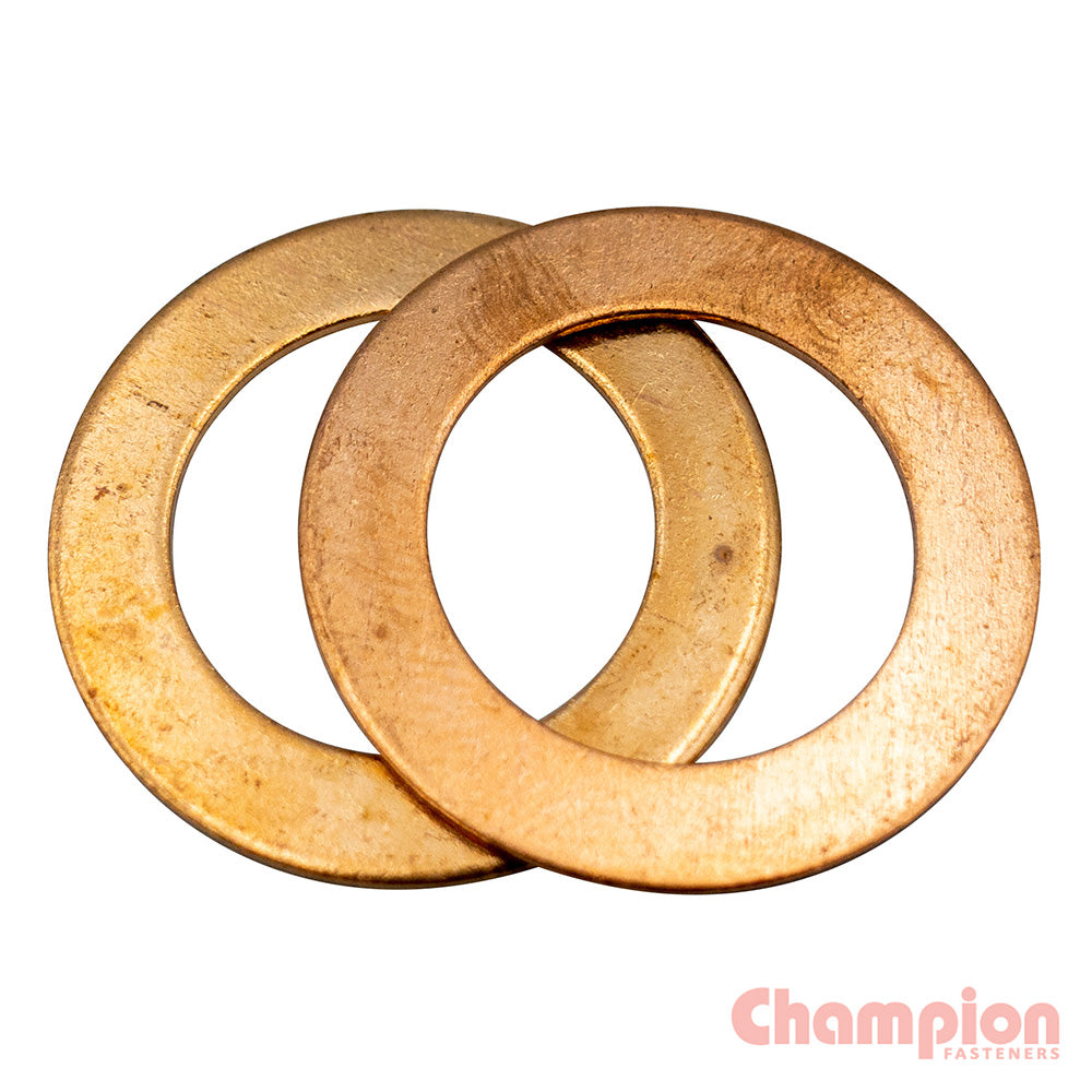 Champion Washers Crush Sealing Copper M14 x 24mm x 2mm (50 Pack)