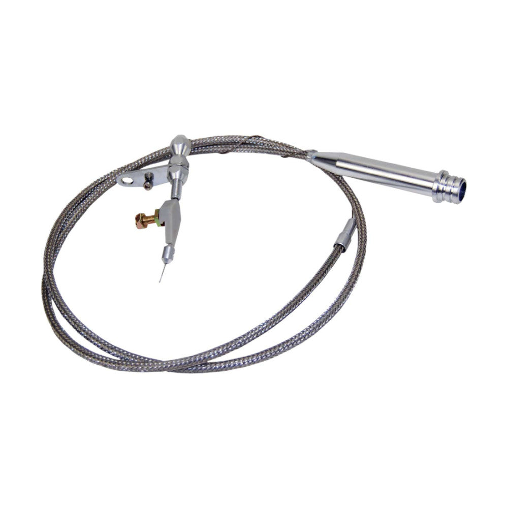 TSP Carb Throttle Cable Kickdown TH700R4 Billet Stainless Steel #6050