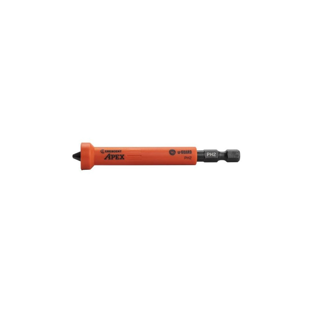 2 x 3-1/2 Phillips U-GUARDâ„¢ Covered Impact Power Bit With Ring Magnet - 2 Pack