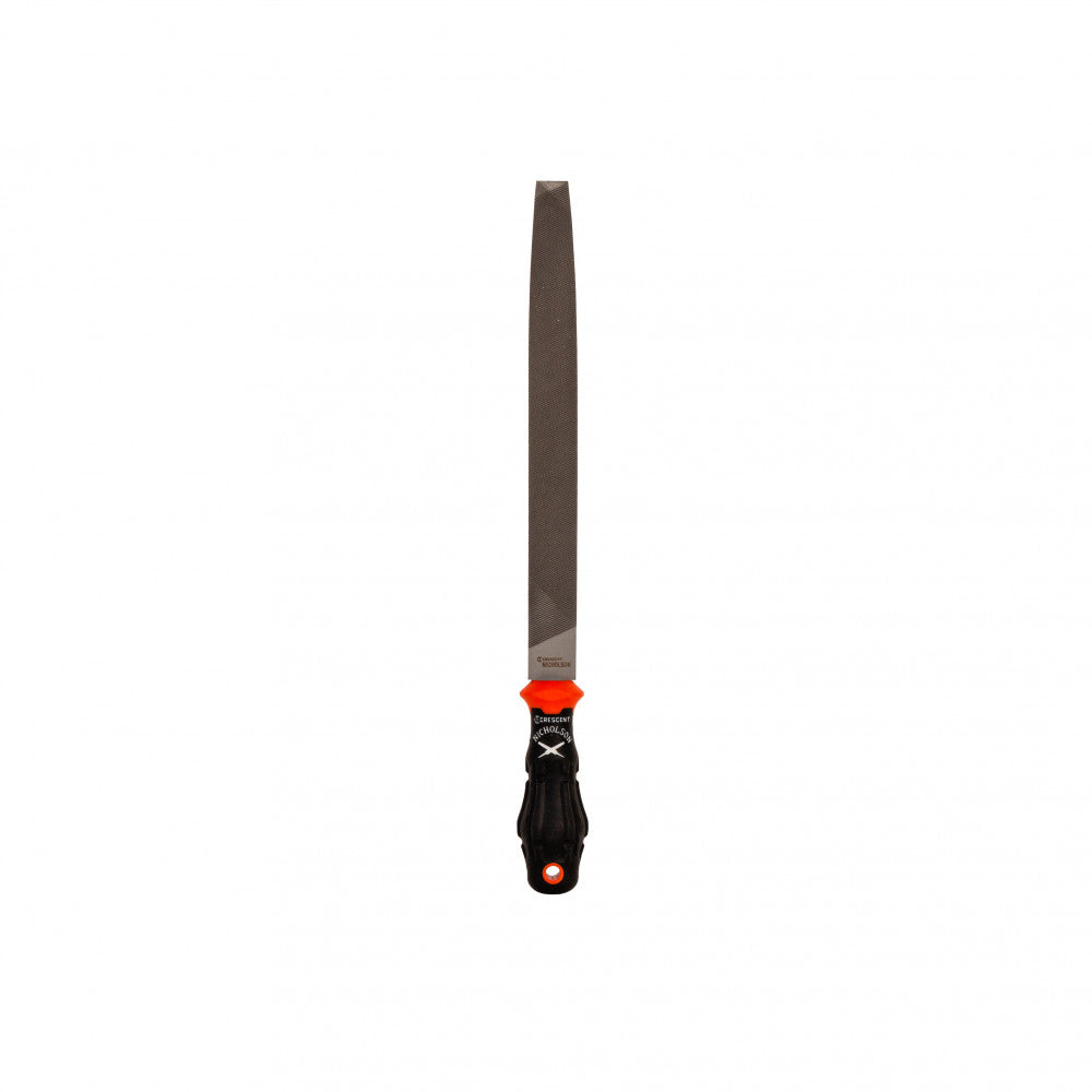 Crescent 250/10" Flat Bastard File - Cushion Grip Handle