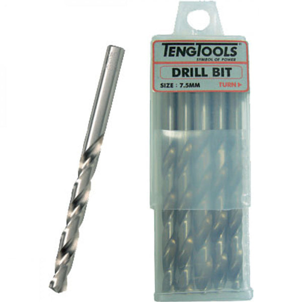 Teng 10Pc 1.0mm Drill Bit (Din338)