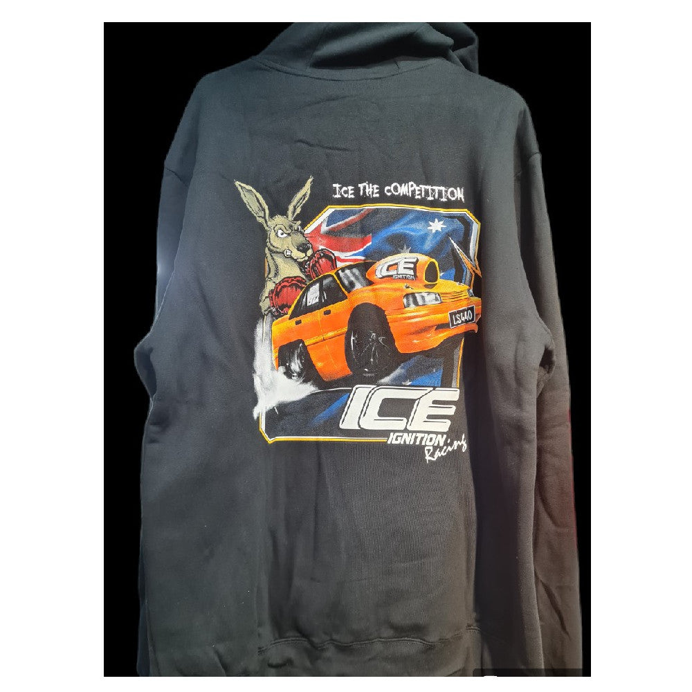 Ice Ignition Racing Hoodie Adult Extra Large - Black#XLHA-VN