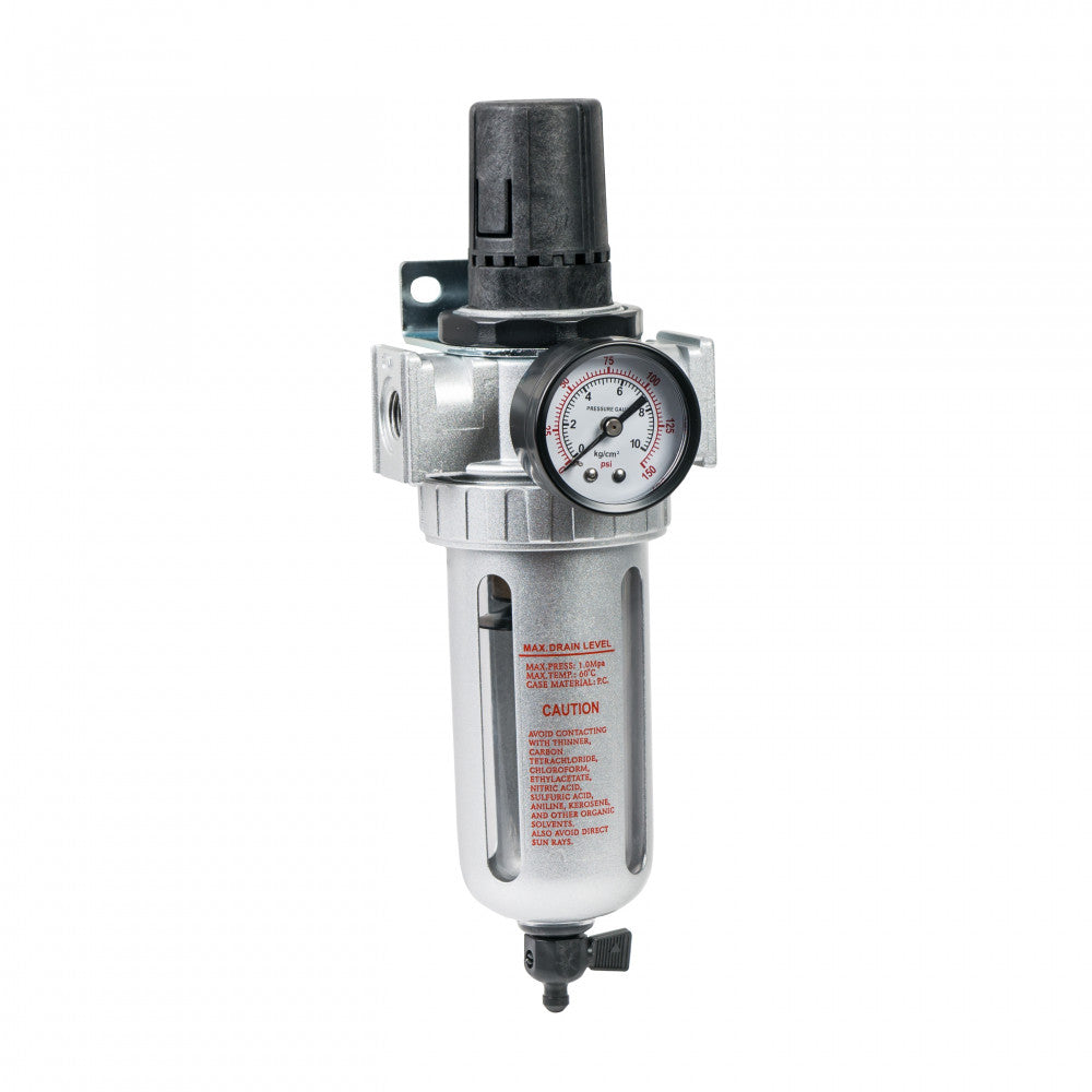 Iwata 2Spray Air Filter Regulator With Gauge 1/4"