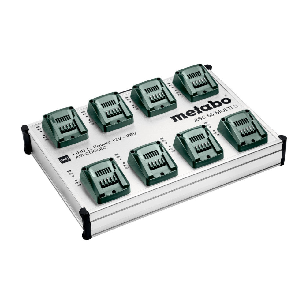 Metabo 12-36V 8-Port Desktop Quick Charger