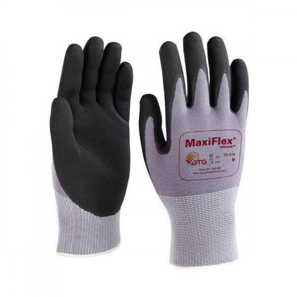 Maxiflex Glove Palm Coated XL Size 10 NIMF4