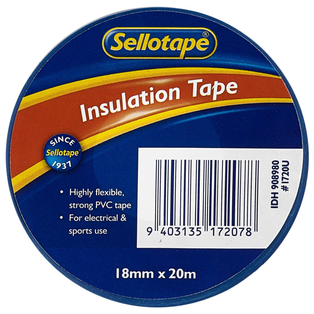 Sellotape 1720U Insulation Blue 18mmx20m Pk 10