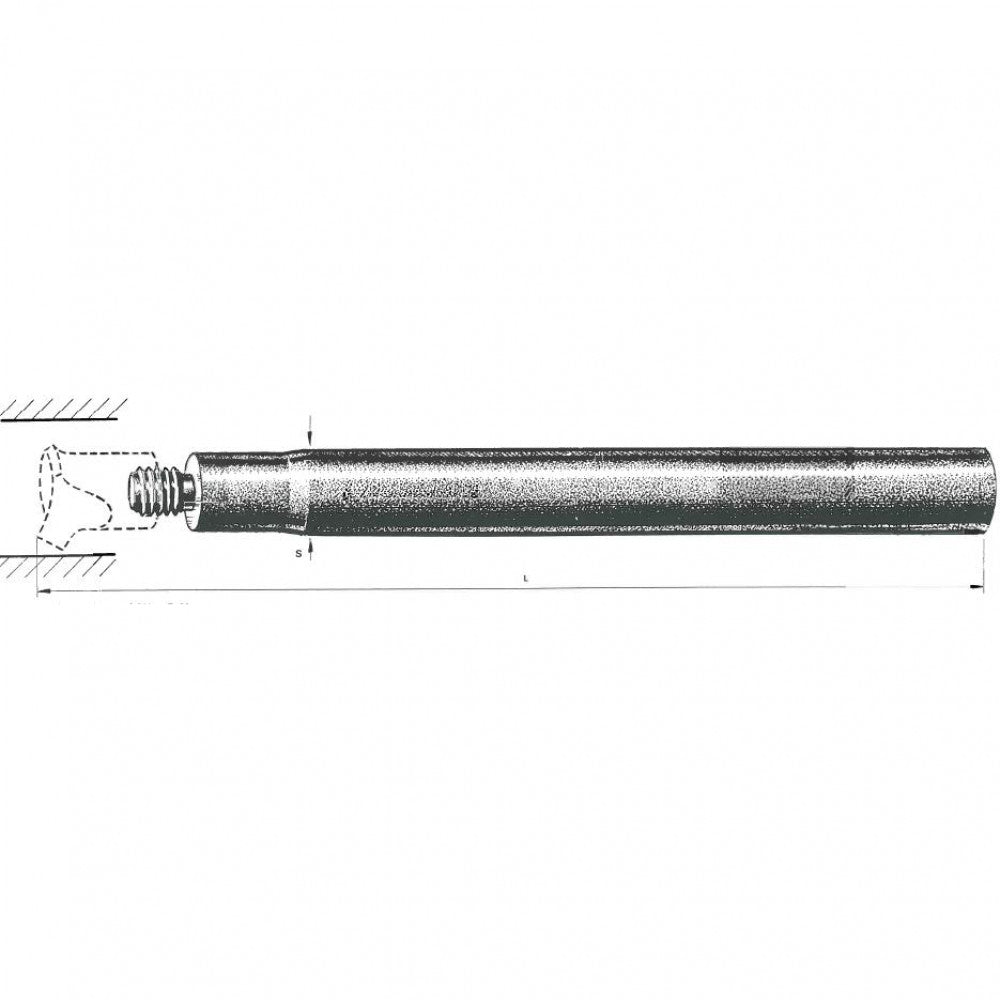 SCH-3-R-N Ifanger #3 Shank 10mm Dia x 100mm Long.