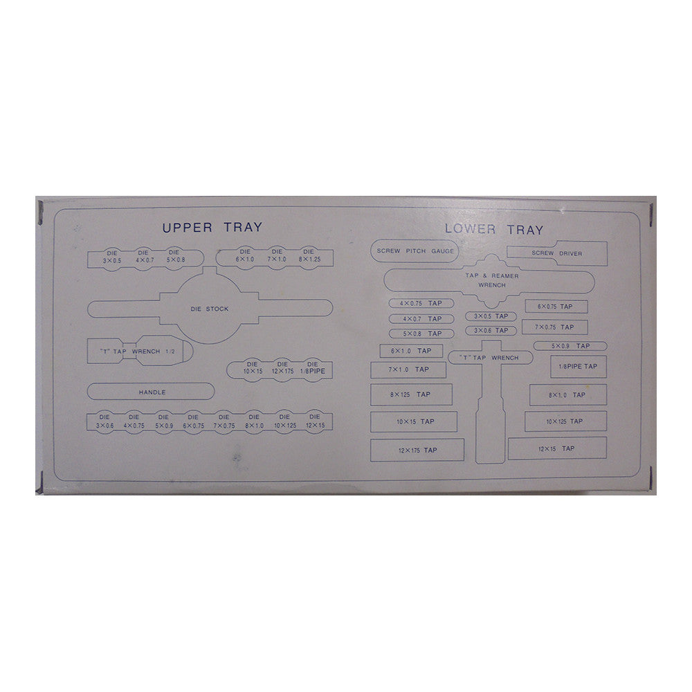 Sulco 40Pc Metric Tap And Die Set