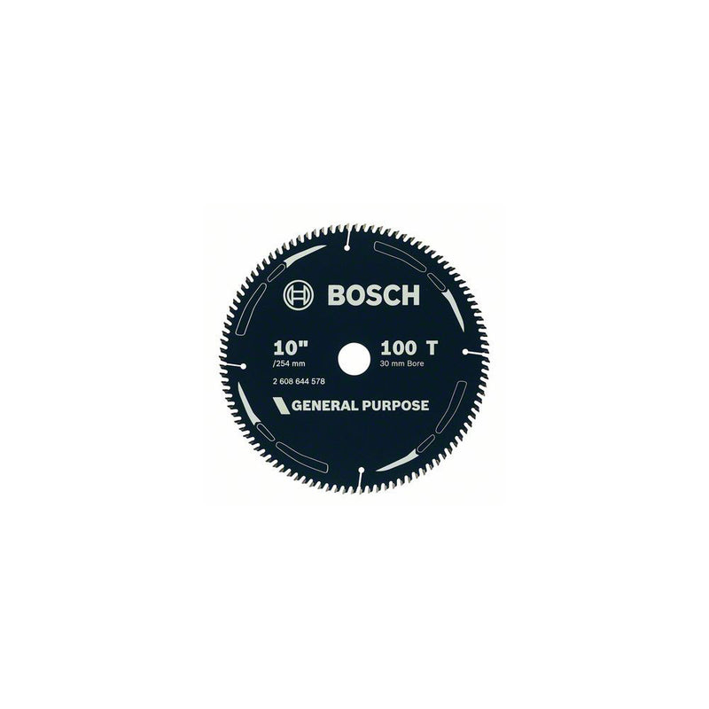 Bosch General PurposeØ 10" / 254 mm x 2.5 x 30 mm, 100 T
