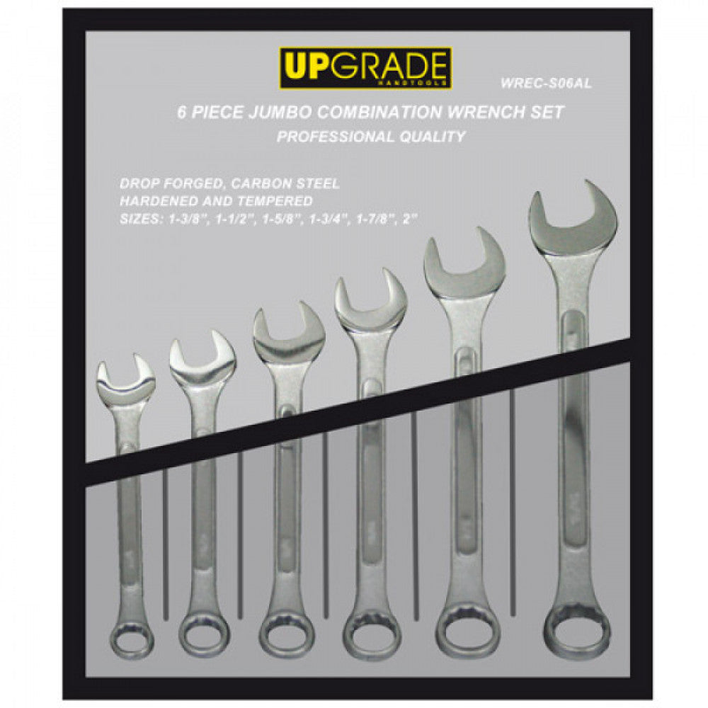Upgrade Combination Wrench Set 6pc-1.3/8-2"