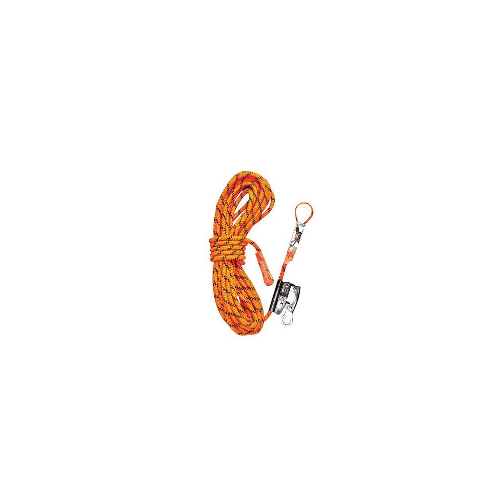 Kernmantle Rope With Thimble Eye & Rope Grab 15M