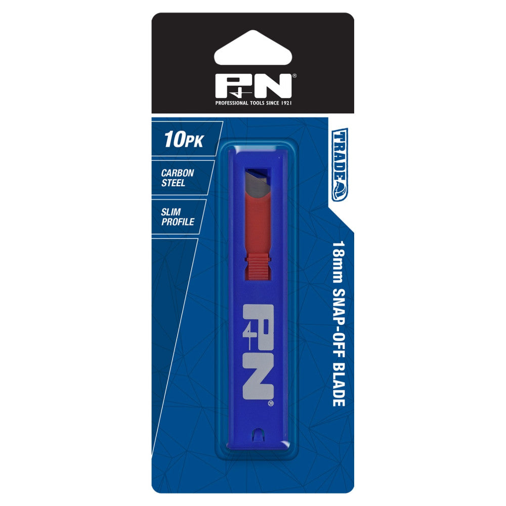 P&N Snap-Off Knife Refill Blades 18mm - 10 Pack
