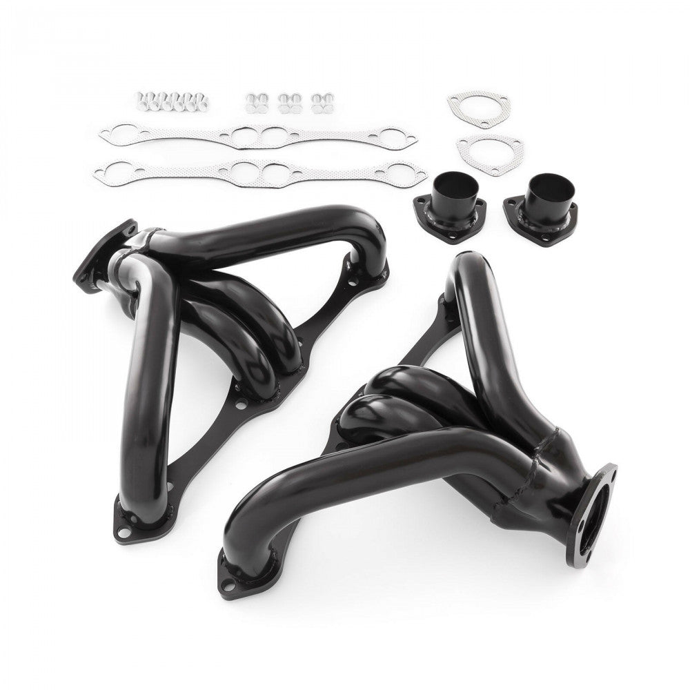 AFTERBURNER Block Huggers Chev Small Block Angled Plug - Black #ABE035