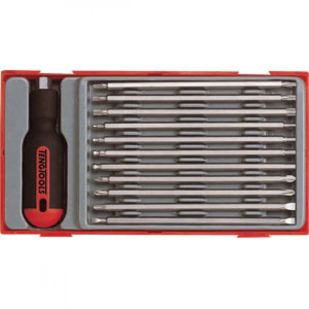 Teng 12Pc Md Double-End Screwdriver Set - Tc-Tray