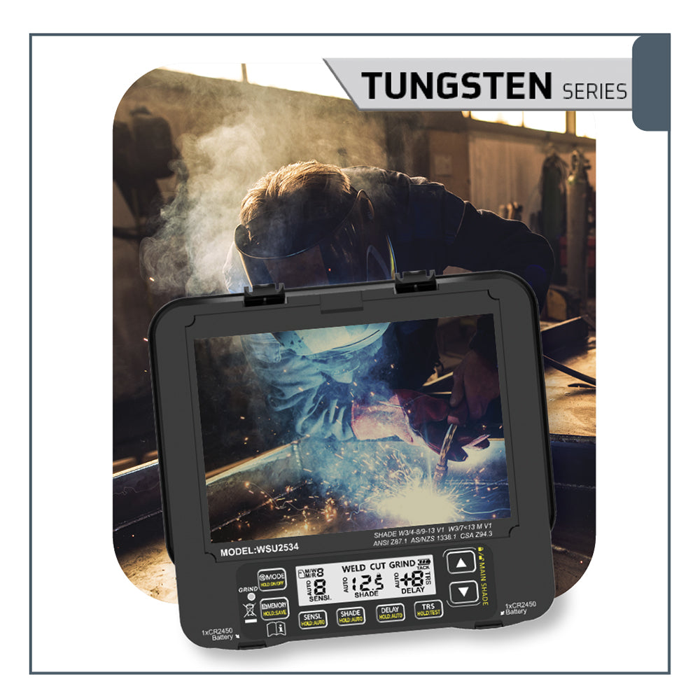 Weldsafe Welding Helmet Tungsten Armor Lift