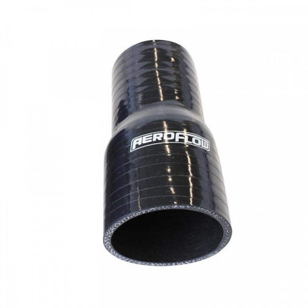 Aeroflow Straight Silicone Hose Reducer 3"-2" BLK