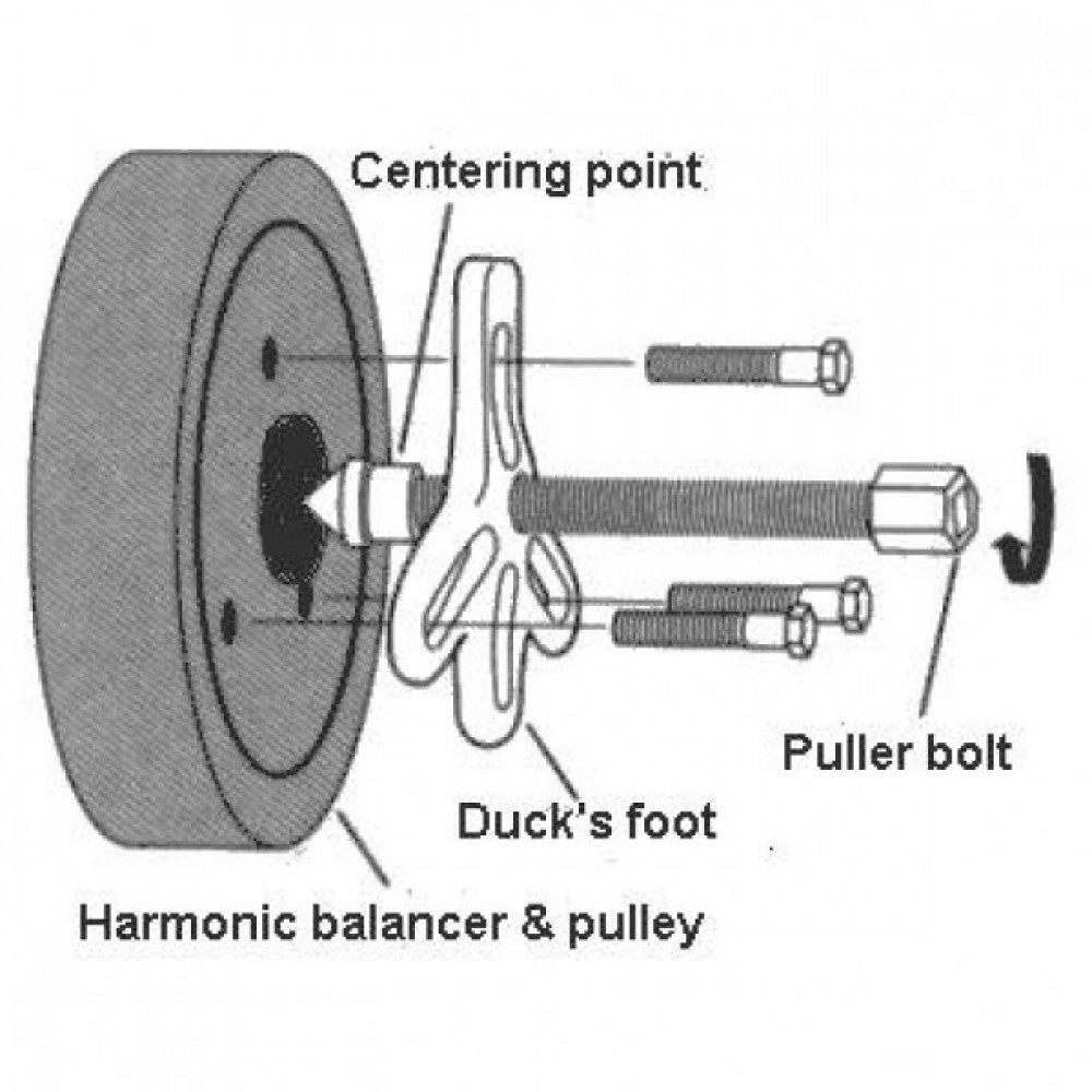 Harmonic Balance Puller Set 18 Piece