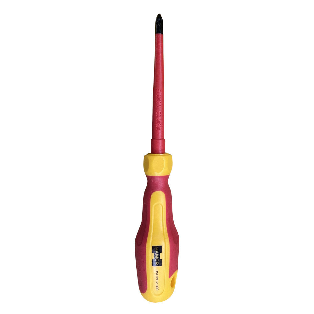 Hamer Tools Screwdriver Ph #2 100mm Vde 1000V