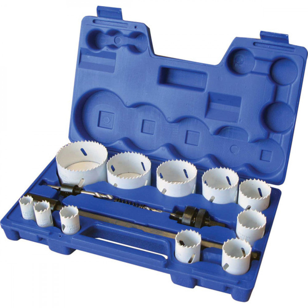 Proequip 15Pc Bi-Metal Hole Saw Kit 19-76mm (M3 Hs