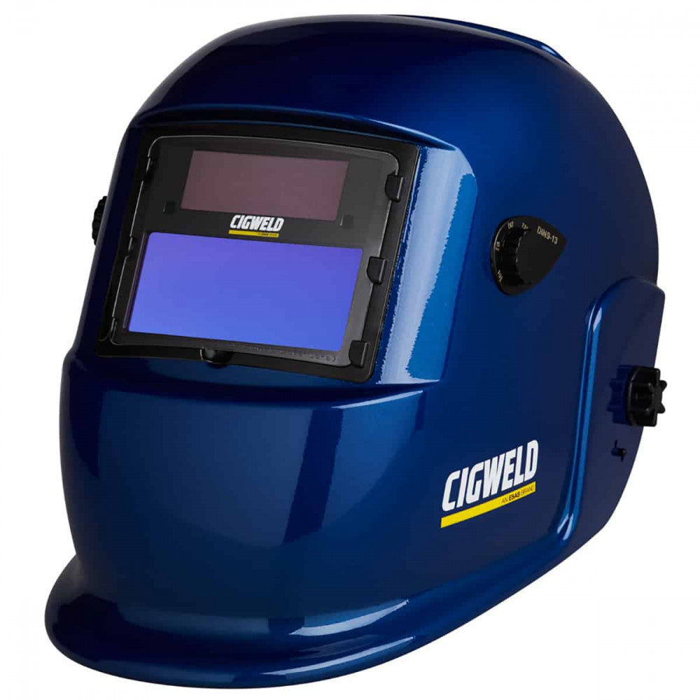 Cigweld WeldSkill Auto Darkening Helmet, Blue - 454305