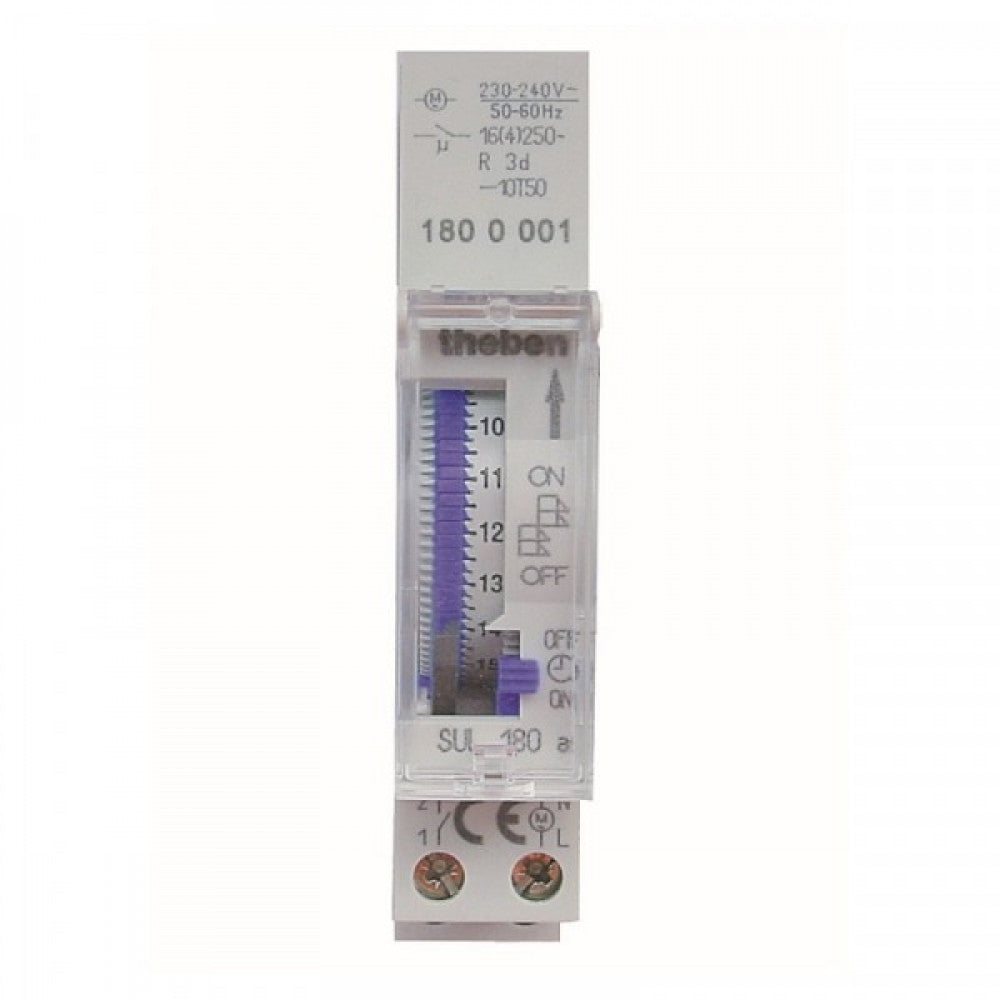 SUL180a Daily Analogue Time Switch + Reserve