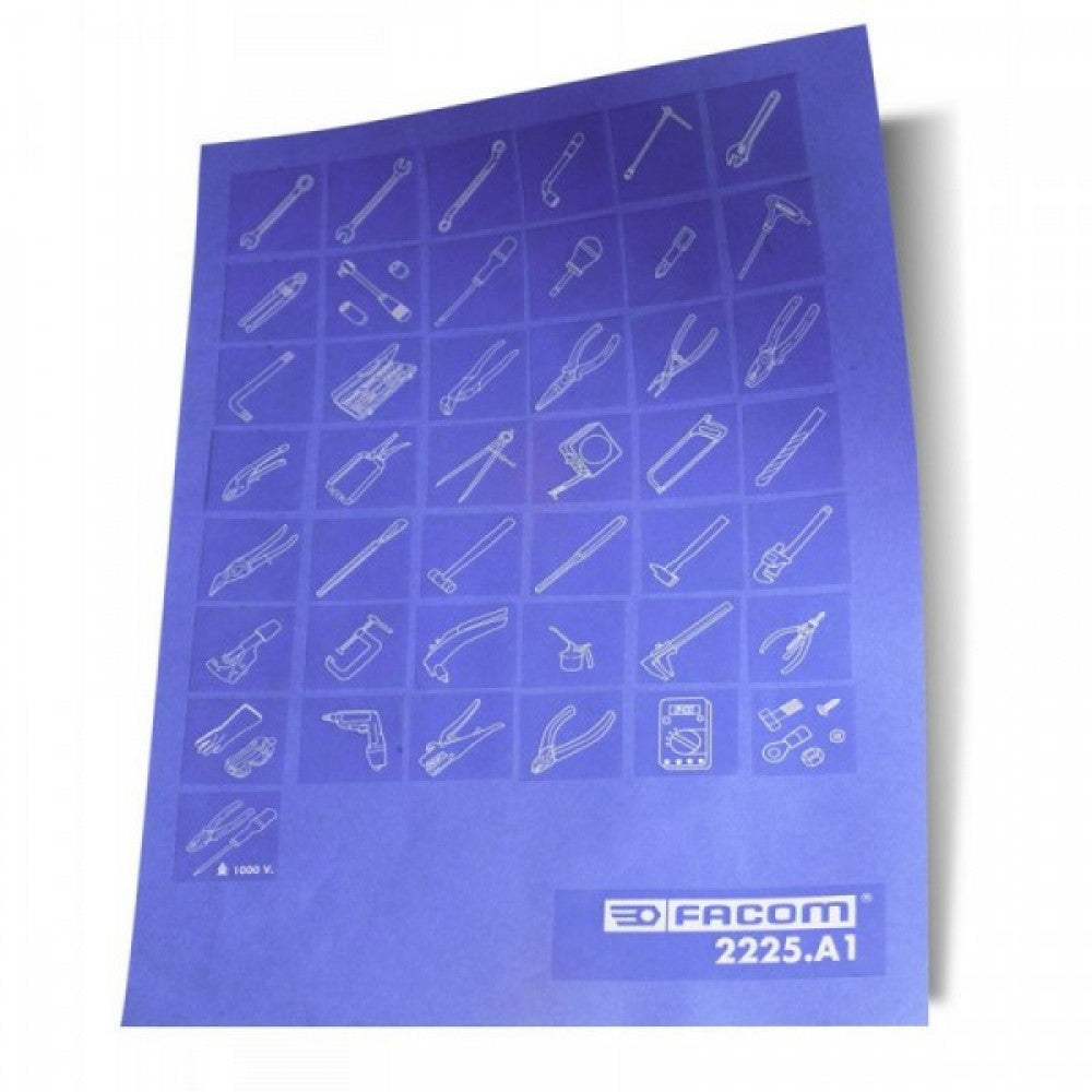 Full Set Of Pictograms I.D. Draw Contents Organization & Identification 2225.A1