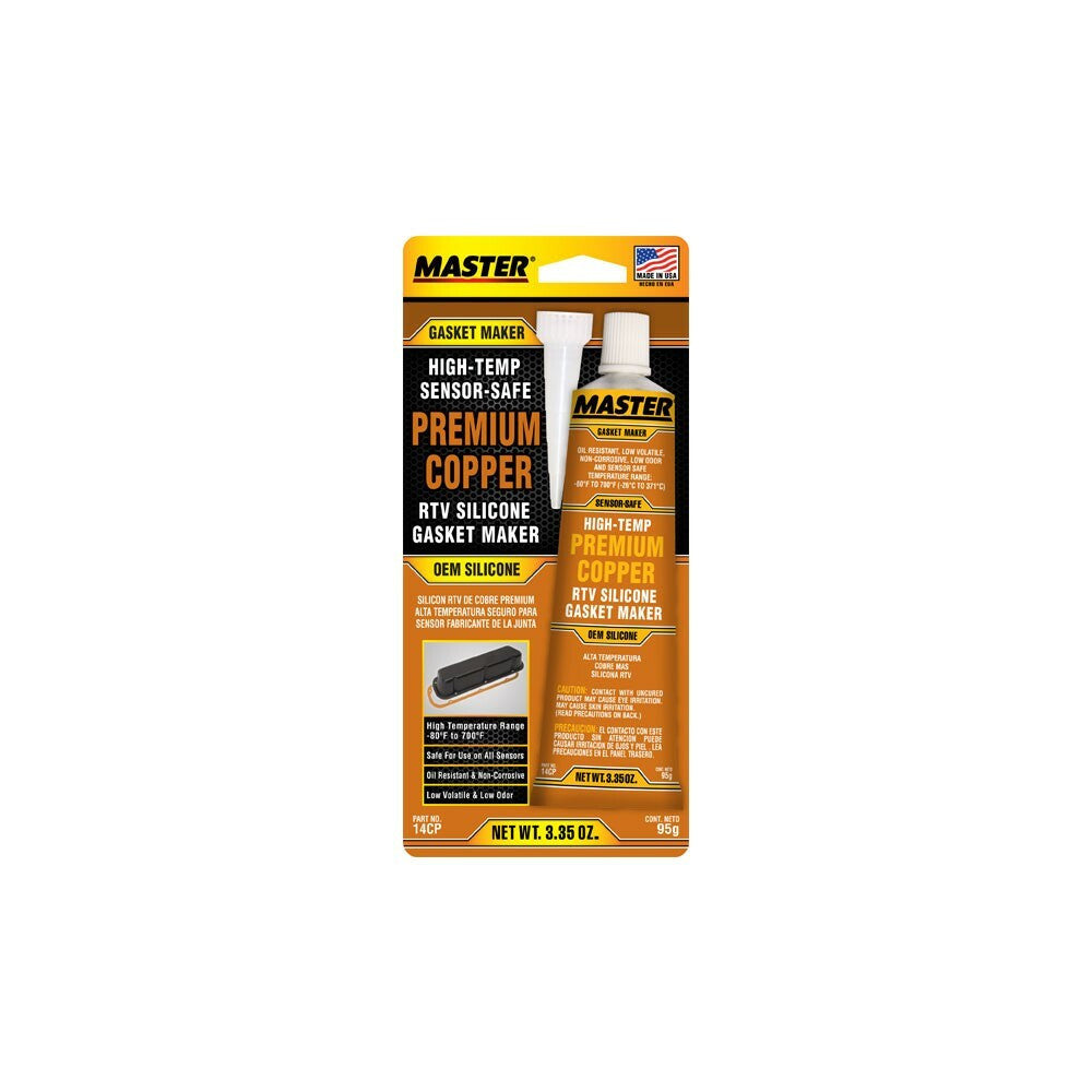 Master Copper Plus Gasket RTV Silicone 95g Tube#14CP