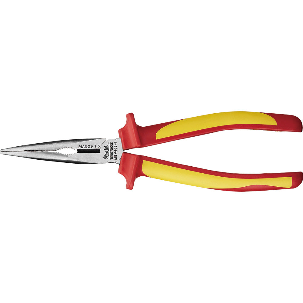 Teng 200mm/8in Insulated Long Nose Plier Bent
